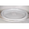 Pizza Teller flach Plastik weiss 32cm 100Stk./ Pa. conf. 100 piatti Pizza  plastica