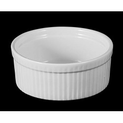 Souffle Schüssel Porzellan weiss  8cm  Stampo Souffle 