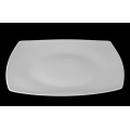 Maxime Teller flach weiss quadratisch 25cm Piatto piano bianco quadro