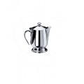 Kaffeekanne bombiert mit Fuss 2-Ta.  27cl  Caffettiera con piedistallo inox