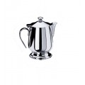 Kaffeekanne bombiert mit Fuss 6-Ta.  55cl  Caffettiera con piedistallo inox