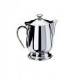 Kaffeekanne bombiert mit Fuss 8-Ta.  85cl  Caffettiera con piedistallo inox