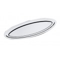 Fischplatte oval 70x29cm Piatto pesce inox