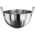 Schneeschlagkessel Edelstahl rostfrei 22cm - 2,7lt Bastardella semisferica inox