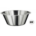 Schüssel konisch flach inox 13,2cm - 0,50lt. Bacinella conica bassa