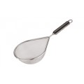 Sieb inox oval mit Griff 117400 Scolatutto ovale inox