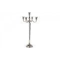 Kerzenleuchter 5-flammig vernickelt 98cm | Candelabro 5 luci, nichelato