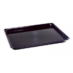 Buffet-Tablett rechteckig schwarz Plexi GN 1/2 - H=1,7cm | Vassoio buffet rettangolare acrilico nero