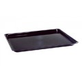 Buffet-Tablett rechteckig schwarz Plexi GN 1/3 - H=1,7cm | Vassoio buffet rettangolare acrilico nero
