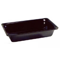 Buffet-Tablett rechteckig schwarz Plexi GN 1/4 - H=5cm | Vassoio buffet rettangolare acrilico nero