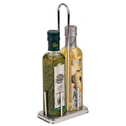 Ständer für Essig- und Ölflaschen 250ml  inox | Porta olio/aceto inox