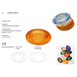 Sektflaschenverschluss Stopper Colibri Kunststoff färbig Tappo Champagne Plastica colorata