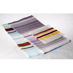 Serviette Airlaid Eco Line Trendy hellblau - braun Tovaglioli celeste - marrone