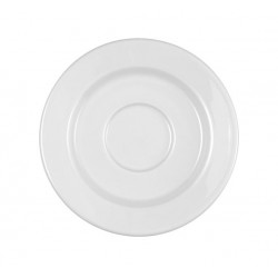 Mandarin Mokkatasse Untere rund weiss - Sottopiatto per Tazza Moka rotondo bianca UNI 6