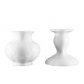 Salzburg Tischleuchter weiss 941 - Candeliere bianco UNI 6