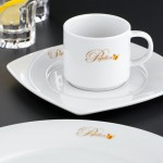 Savoy Mokkatasse Obere stapelbar weiss 0,09lt - Tazza caffé impilabile senza piattino bianco UNI 6