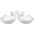 Savoy Menage 3-teilig weiss - Menage 3 scomparti bianco UNI 6