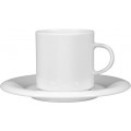 Savoy Milchkaffeetasse Obere weiss 0,22lt - Tazza latte senza piatto bianco UNI 6