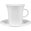 Savoy Milchkaffeetasse Obere Kelchform weiss 0,37lt - Tazza Colazione svasata bianca UNI 6