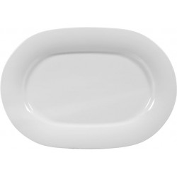 Savoy Platte oval weiss 24cm - Vassoio ovale bianco UNI 6