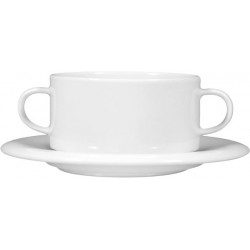 Savoy Suppentasse Obere weiss 0,27lt - Tazza da Brodo senza Piattino bianco UNI 6