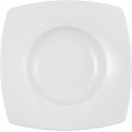 Savoy Teller tief eckig weiss 24,5cm - Piatto fondo quadro bianco UNI 6