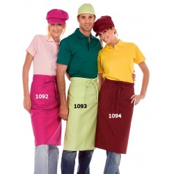 Kellnerschürze Bar unisex mittellang fuxia